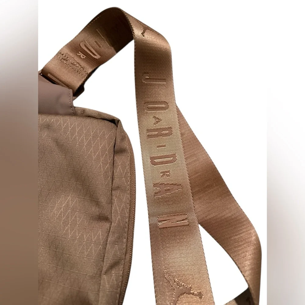 Jordan nike Sling crossbody messenger Bag Brown‎ Jumpman Logo jam collectors bag
